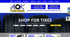 Desktop Screenshot of aoktiremart.net